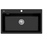 Oliveri Santorini Wokstation Single Bowl Topmount Sink Matte Black ST-MB1596-OF hero image