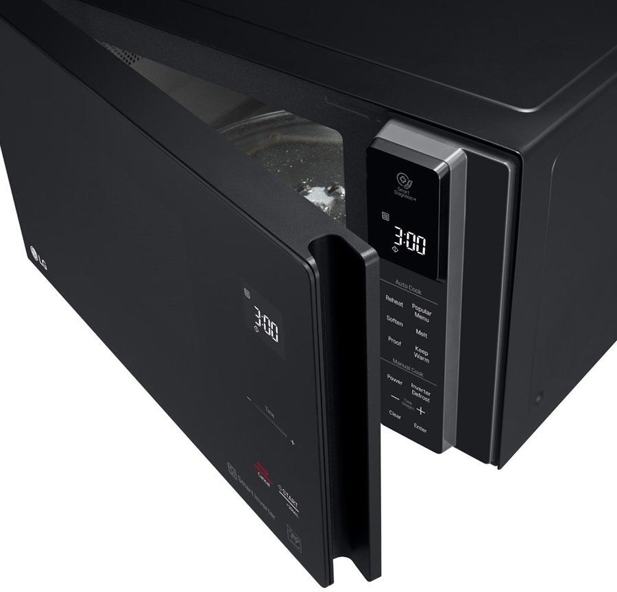 Lg neochef 25l 1000w inverter black microwave clearance ms2596ob