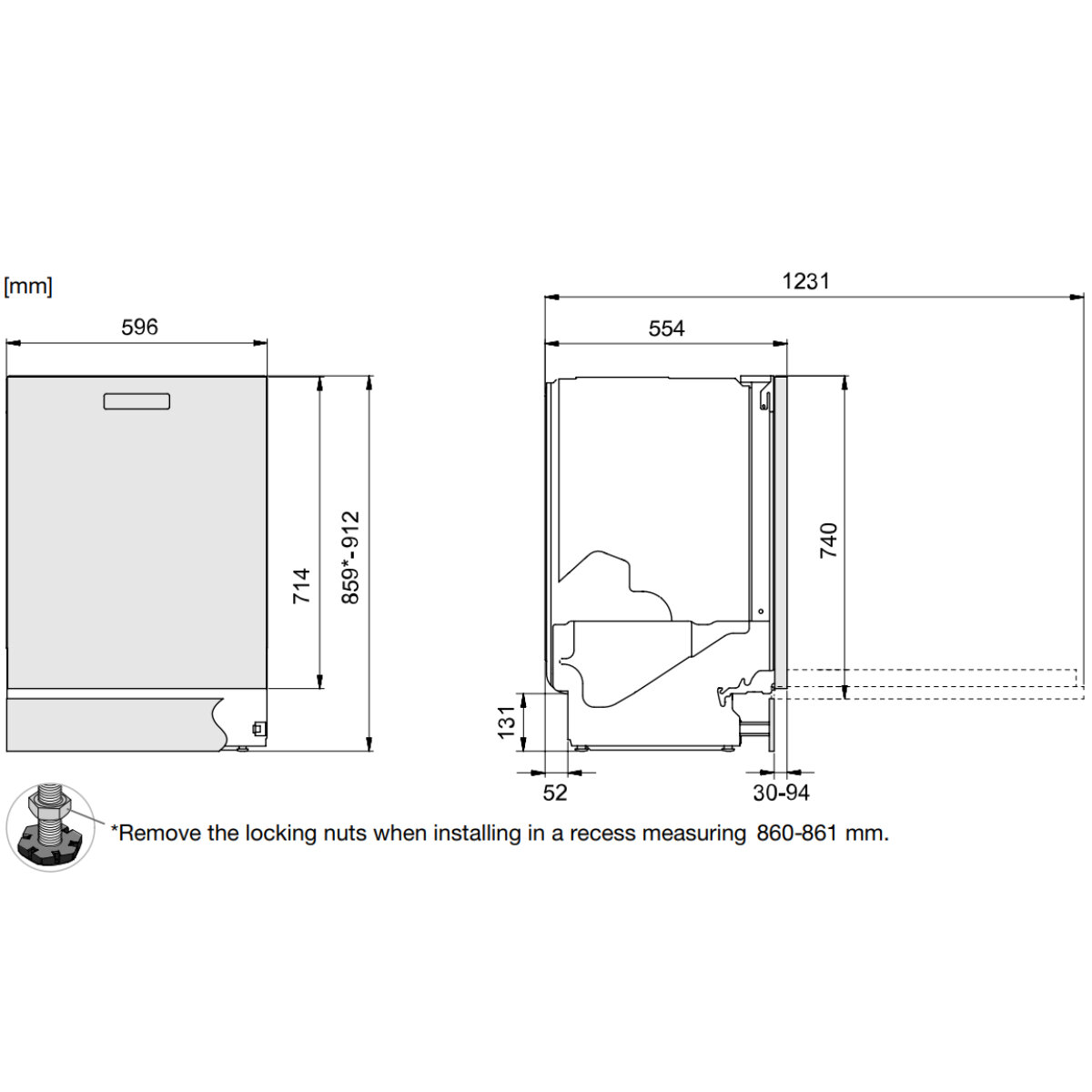 ASKO 60cm Style Built In Dishwasher Black Steel DBI766IQXXLBSAU