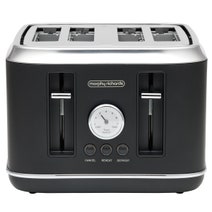 Morphy Richards Boutique Retro Design 1.7L Kettle and Four Slice Toaster MRRK17BKMRRT4BK hero image