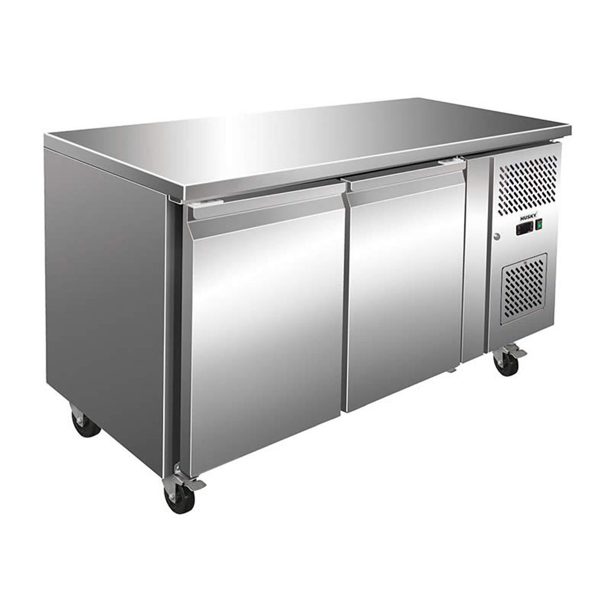 Husky 313L Double Door Prep Counter Commercial Fridge CPUC2-AU-AL hero image