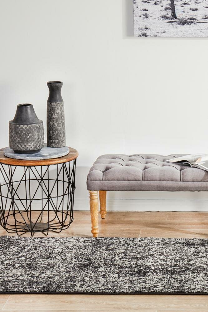 Rug Culture Evoke Large Charcoal Rug 400X80CM - EVO-253-CHAR-400X80 hero image