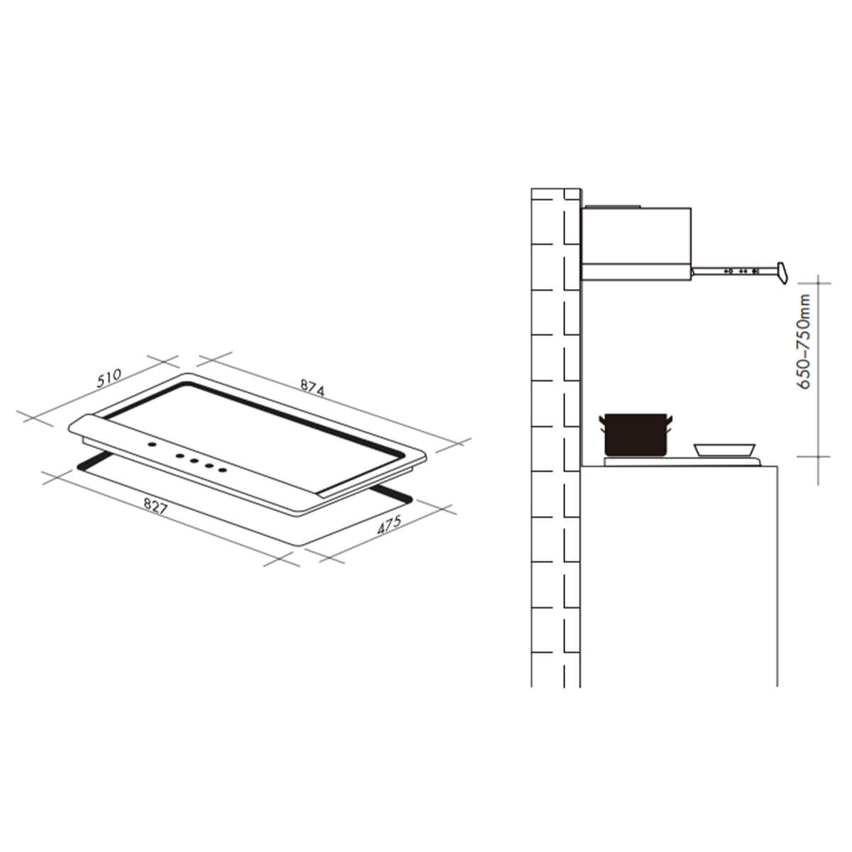 Artusi 90cm Natural Gas Cooktop CAGH9000B image 5