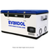 EvaKool 75L Down Under Dual Zone Portable Fridge/Freezer Left Hinge DU75-DZL image NaN
