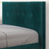 Zinus Willow Double Upholstered Bed Base Green Velvet AU-FPPOPB-12D image NaN