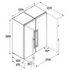 Liebherr 662L Side by Side Fridge with Ice Maker XRFSDH5265 image NaN