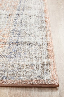 Rug Culture Mayfair Medium Peach & Blue Rug 300X80CM - MAY-LOR-PEA-300X80 hero image