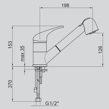 Oliveri MA4010 Essentials Pull-Out Tap hero image