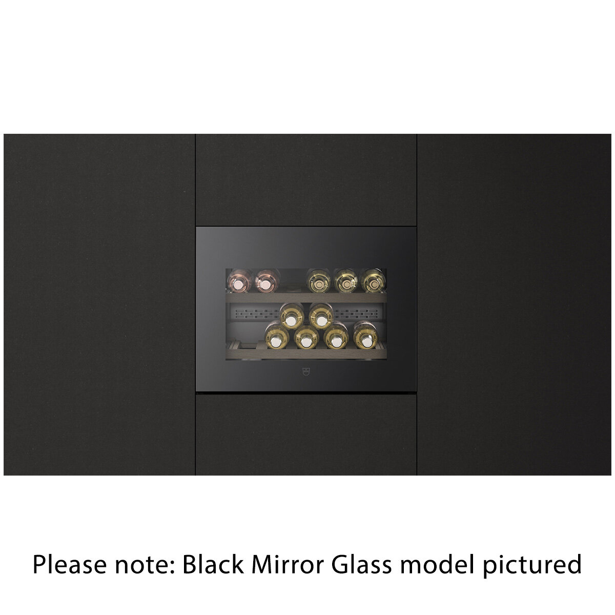 V-ZUG 17 Bottle V4000 45 WineCooler Platinum Mirror Glass Right Hinge 5111300022 hero image