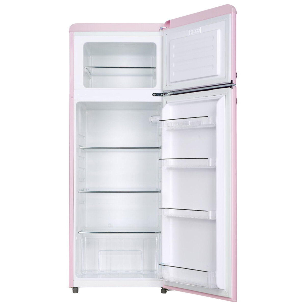 Linarie Valloire 209L Pink Retro Top Mount Fridge - Manual Defrost LK200DDPINK