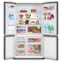 Mitsubishi Electric 650L L4 Glass Mini French Door Fridge MR-L650EN-GBK-A image NaN