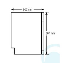 Ilve IVFSD60 Freestanding Dishwasher hero image
