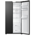 Haier 523L Series 300 Side-by-Side Fridge Non-Plumbed Water Dispenser Black HRF523XHG image NaN