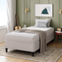 Zinus Keenan King Single Fabric White Ensemble Bed Base AU-BSLB-KS image NaN