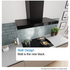 Bosch 90cm Series 6 Canopy Rangehood Matt Black DWB97DN65A image NaN