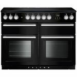 Falcon 110cm Nexus SE Freestanding Electric Oven/Stove Black and Chrome NEXSE110EIBL-CH hero image