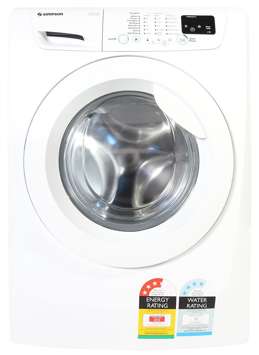 Simpson SWF12743 7kg EZI Sensor Front Load Washing Machine hero image