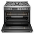 Westinghouse 90cm Dual Fuel Freestanding Cooker with AirFry Dark Stainless Steel WFE9516DD image NaN
