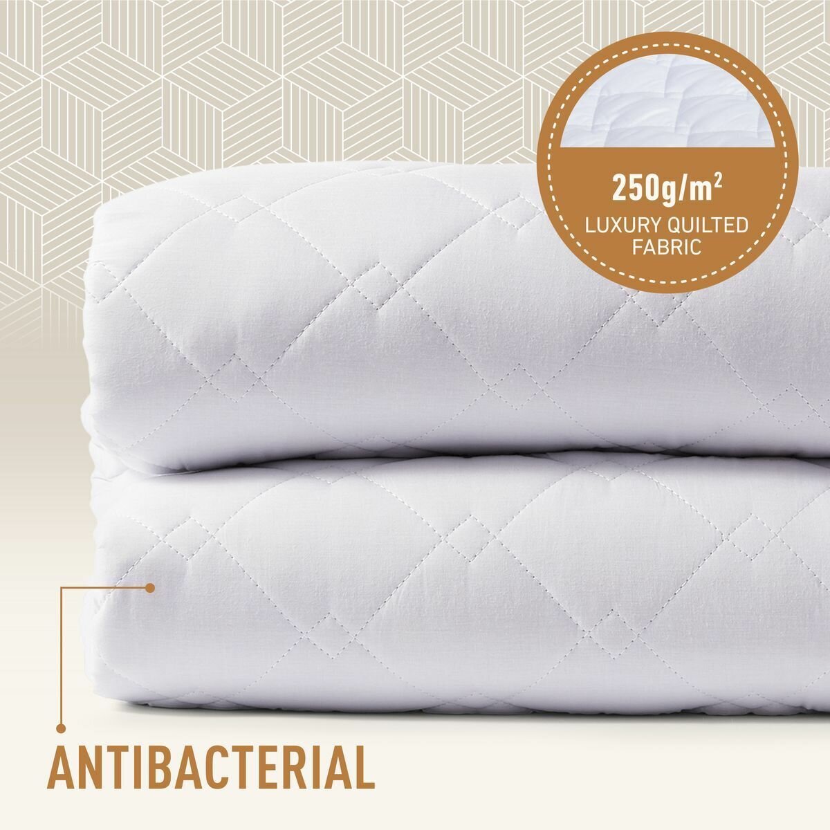 Sunbeam Sleep Perfect Quilted Anti Bacterial Queen Electric Blanket BLQ6451