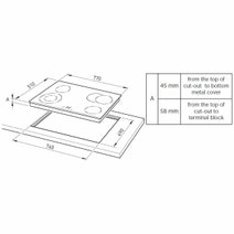 DeLonghi DTCH80B 80cm Ceramic Cooktop hero image