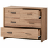 Ostro Cody Four Drawer Lowboy Mid Tone Oak AOF-C4D04 image NaN