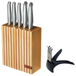 Furi Pro Wood 7 Piece Knife Block Set 41344 hero image