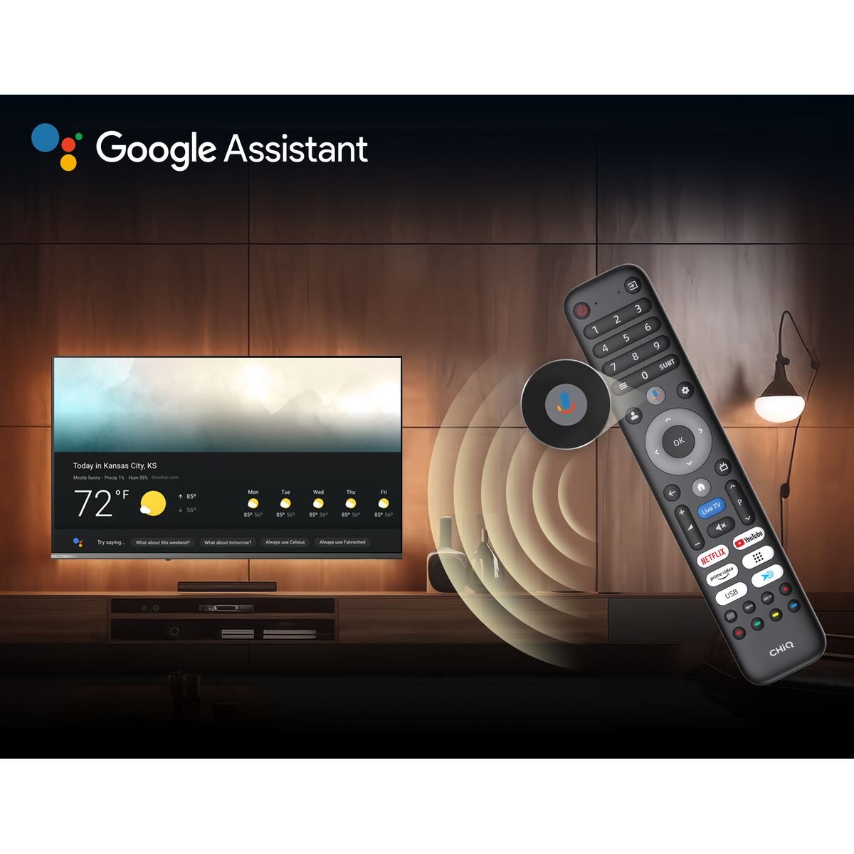 CHiQ 43 Inch QM10 4K QLED Smart Google TV U43QM10 [2025] hero image