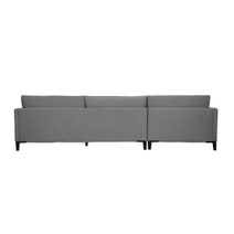 Ostro Freycinet 4 Seater Left Hand Chaise Sofa Grey Stone U6250ZLHFMERGST hero image