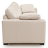 Kalona Genoa Three Seater Leather Sofa Cream 6456-30C image NaN