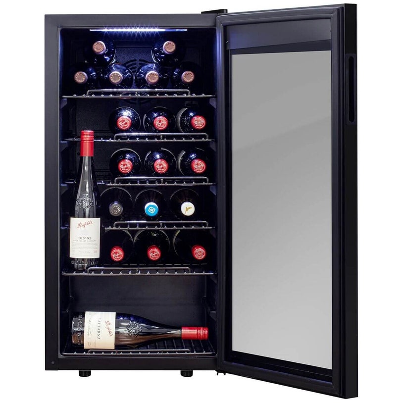 Little Cave 42 Bottle Single Zone Compressor Wine Fridge LC42SB ...