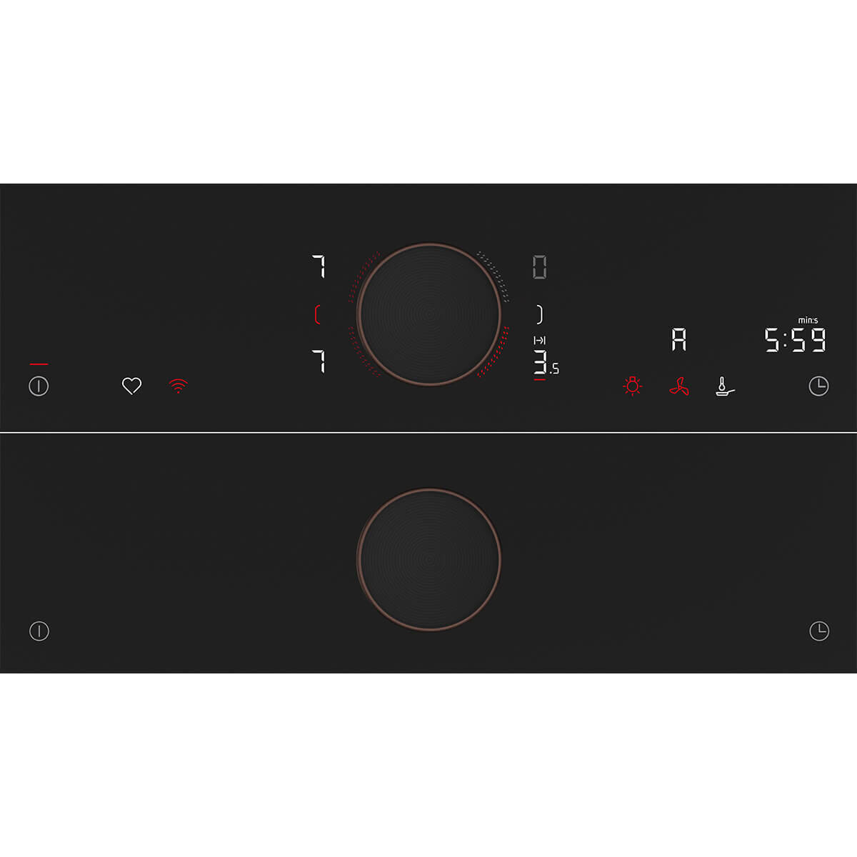 NEFF 60cm N 90 Flex Induction Cooktop with Flex Design Anthracite Grey T66YYY4C0H-AG hero image