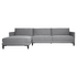 Ostro Freycinet 4 Seater Left Hand Chaise Sofa Grey Stone U6250ZLHFMERGST image NaN
