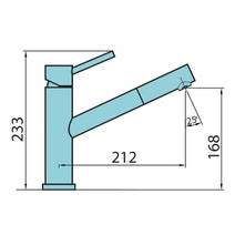 Oliveri Essente Swivel Pull Out Mixer Tap SS2515 hero image