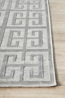 Rug Culture York Extra Large Silver Rug 330X240CM - YRK-BREN-SIL-330X240 hero image