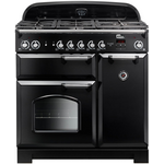 Falcon 90cm Classic Freestanding Dual Fuel Oven/Stove Black and Chrome CLA90DFFBL-CH hero image