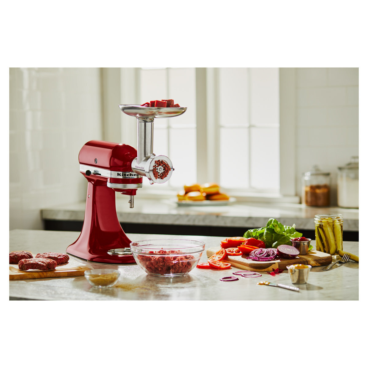 KitchenAid 5KSMMGAA Metal Food Grinder Attachment Appliances Online