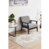 Rug Culture Chrome Large Silver & Off White Rug 400X80CM - CRO-RIT-SIL-400X80 image NaN