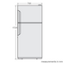 Westinghouse 540L Top Mount Fridge WTB5400WAR image NaN