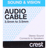 Crest CNA05062 Stereo Audio Cable - 3m image NaN