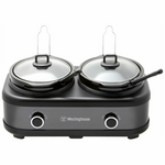 Westinghouse Slow Cooker 2 x 2.5L Ceramic Pots Auto Function WHSC06KS hero image