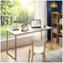 Zinus Home Office Computer Desk Gold 140cm AU-UTDDT1ZC-55G image NaN