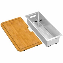 Abey LG200UTPK Lago Double Bowl Undermount Sink Pack hero image