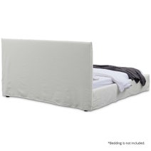 Kalona KAUAI Queen Bed Base & Bedhead Salt WS-703Q-SALT-02 hero image