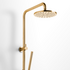 Rogerseller Tonic Baton Dual Rail Shower - Brushed Gold 3506003814 image NaN