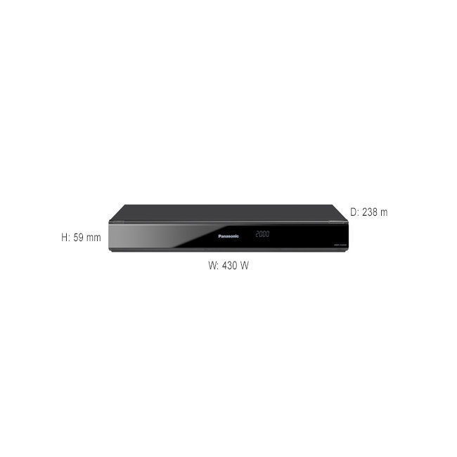 Panasonic DMR-XW440GLK Smart Network DVD Recorder with Twin HD Tuner hero image