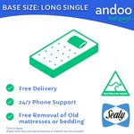 Sealy Long Single Spacesaver Base -  Right Drawers In Fossil - 553680 hero image
