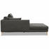 Kalona KYOTO Left Facing Chaise Sofa Pewter WS-205-LC-VILA-27 image NaN