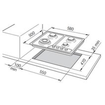 DeLonghi DEGH60STF 60cm Natural Gas Cooktop hero image