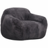I Am Fake - Proudly Animal-Free, Dark Grey Snug Chair HCXSNUSA20BSLA image NaN
