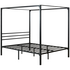 Zinus Patricia Queen Metal Canopy Bed Frame Black AU-CPBF-Q image NaN